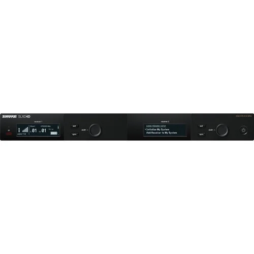 Shure SLXD24D/B58 Dual-Channel Digital Wireless Handheld Microphone System with Beta 58 Capsules (J52: 558 to 602 + 614 to 616 MHz) - Image 5