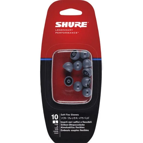 Shure Silicone Flex Sleeves for Shure Sound Isolating Earphones (Large, 5 Pairs)